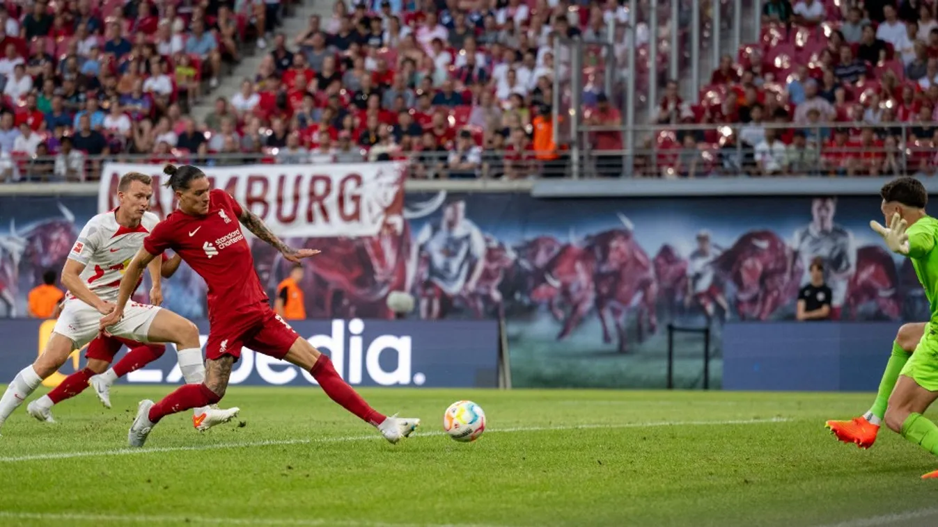 RB Leipzig - Liverpool FC Sports soccer clubs and associations Bundesliga Horizontal panoramic 