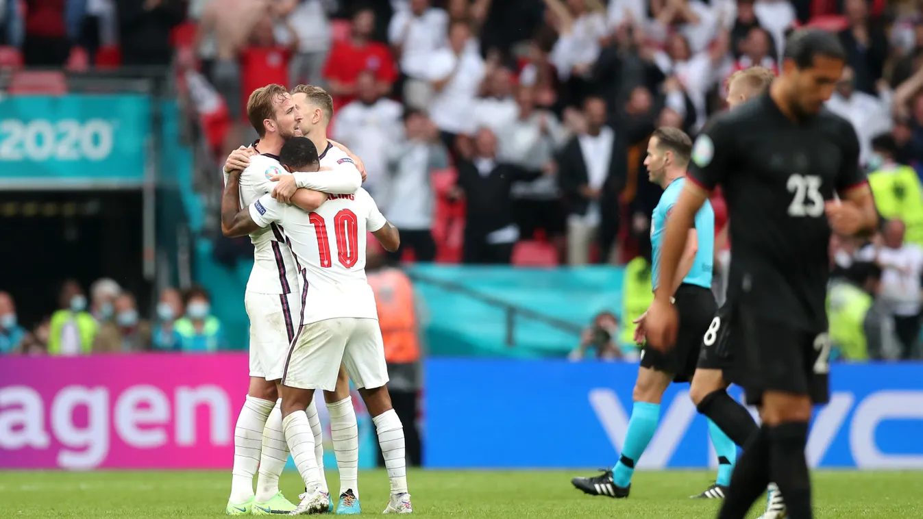 Anglia - Németország, Foci EB, labdarúgó Európa-bajnokság, Euro 2020, labdarúgás, nyolcaddöntő, Wembley Stadion, London, 2021.06.29. 