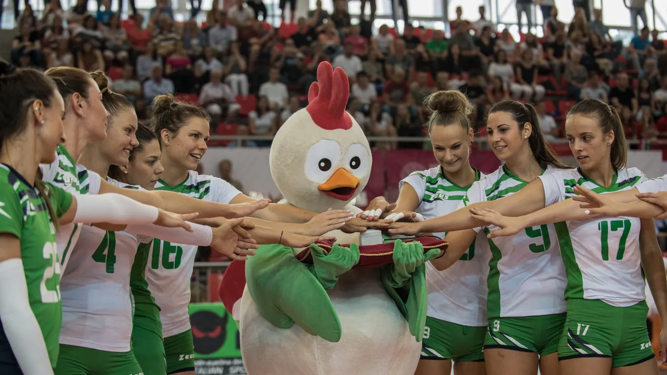 Magyar-Horvát női röplabda mérkőzés az NKE új campusán 