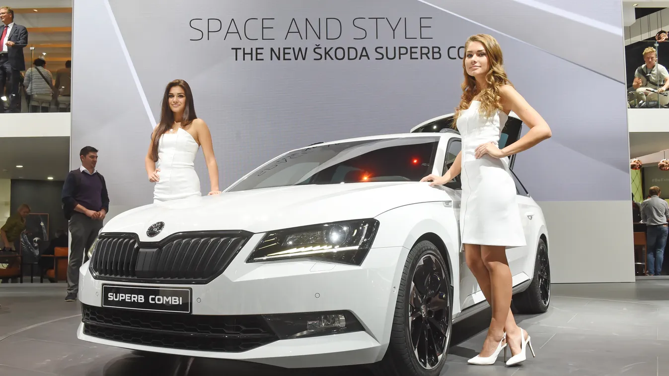 International Motor Show (IAA) - Skoda CAR vehicle SQUARE FORMAT 