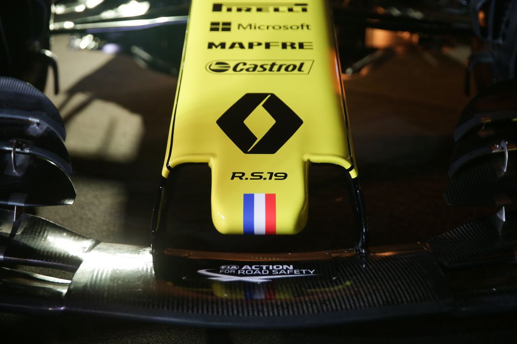 Forma-1, Renault F1 Team, Renault RS19, Renault logo 