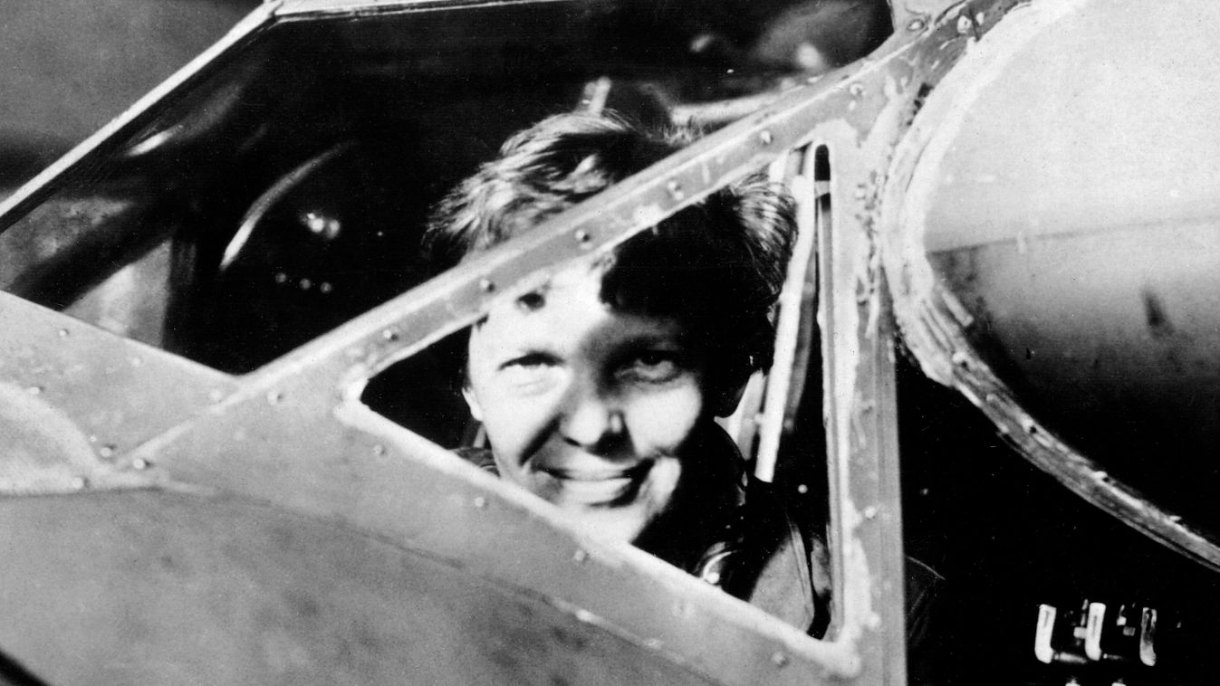 Amelia Earhart, amerikai női pilóta 1932-ben