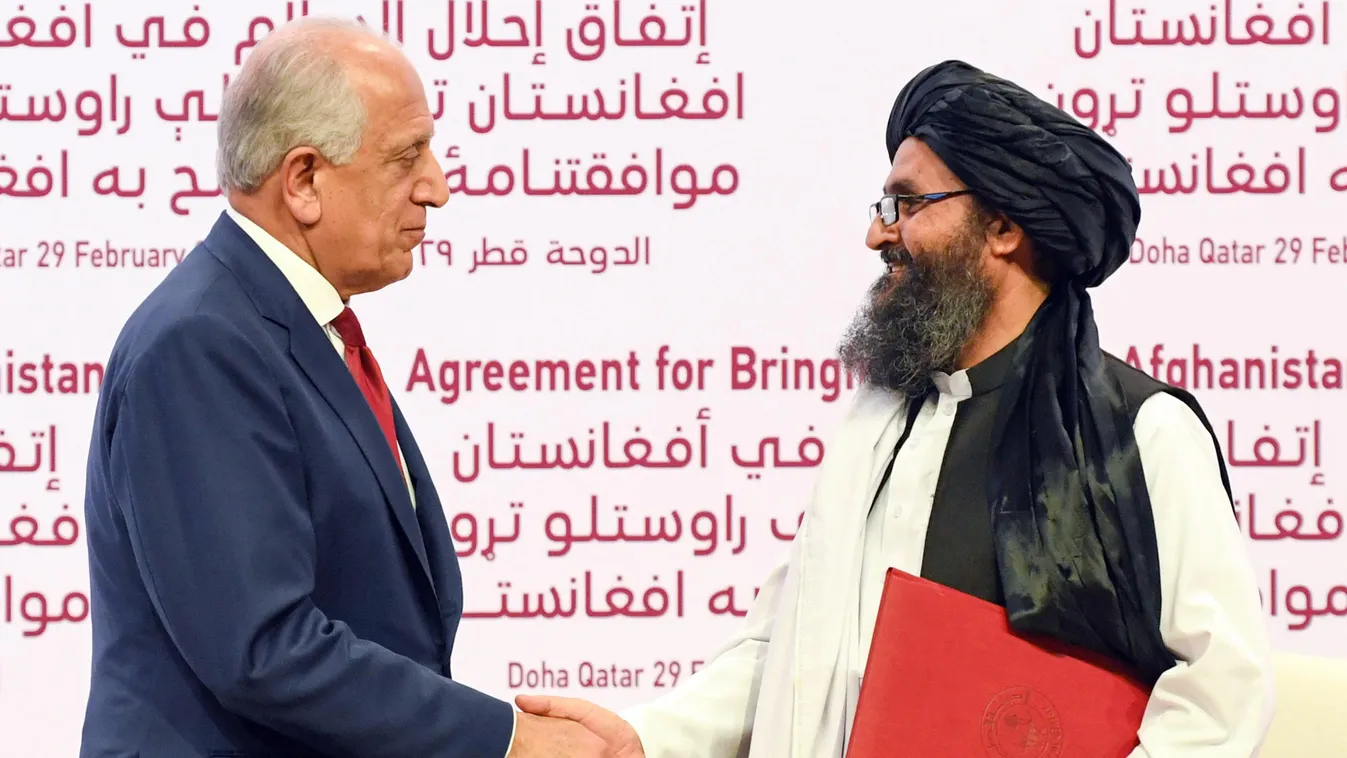 afgán-tálib békemegállapodás aláírása 