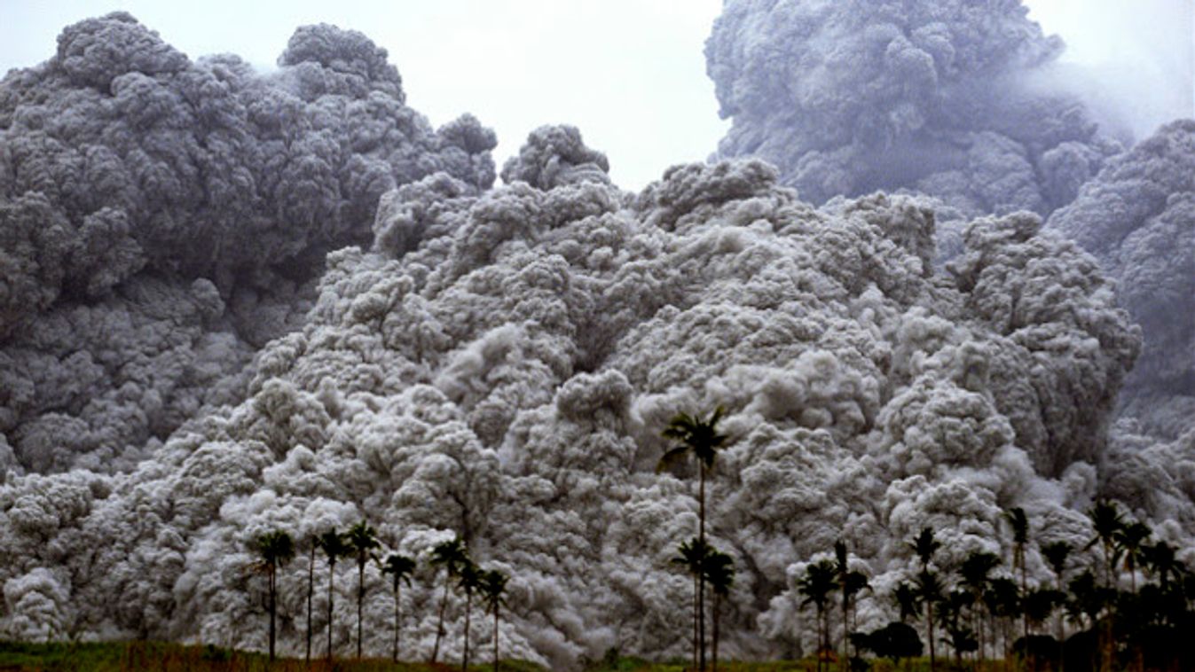Pinatubo vulkán 
