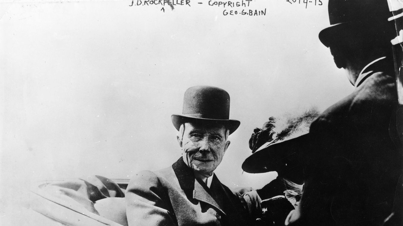Bain, Portrait of John D. Rockefeller Photograph 20th century United States USA American Philantropist BUSINESSMAN Financier SQUARE FORMAT 