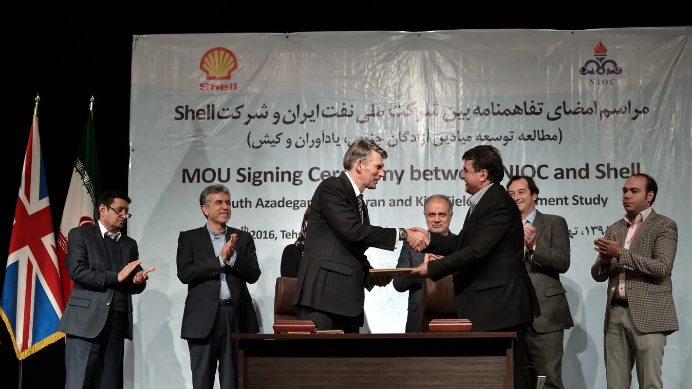 Shell Signs Preliminary Iran Oil Deal Iran 2016 Tehran deal SHELL cooperation agreement National Iranian Oil Company Vice General Manager of Shell Hans Nijkamp 