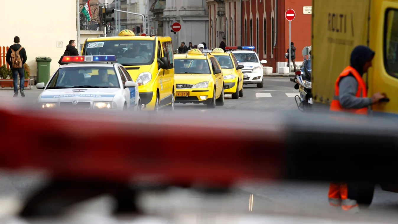 taxis demonstráció 
