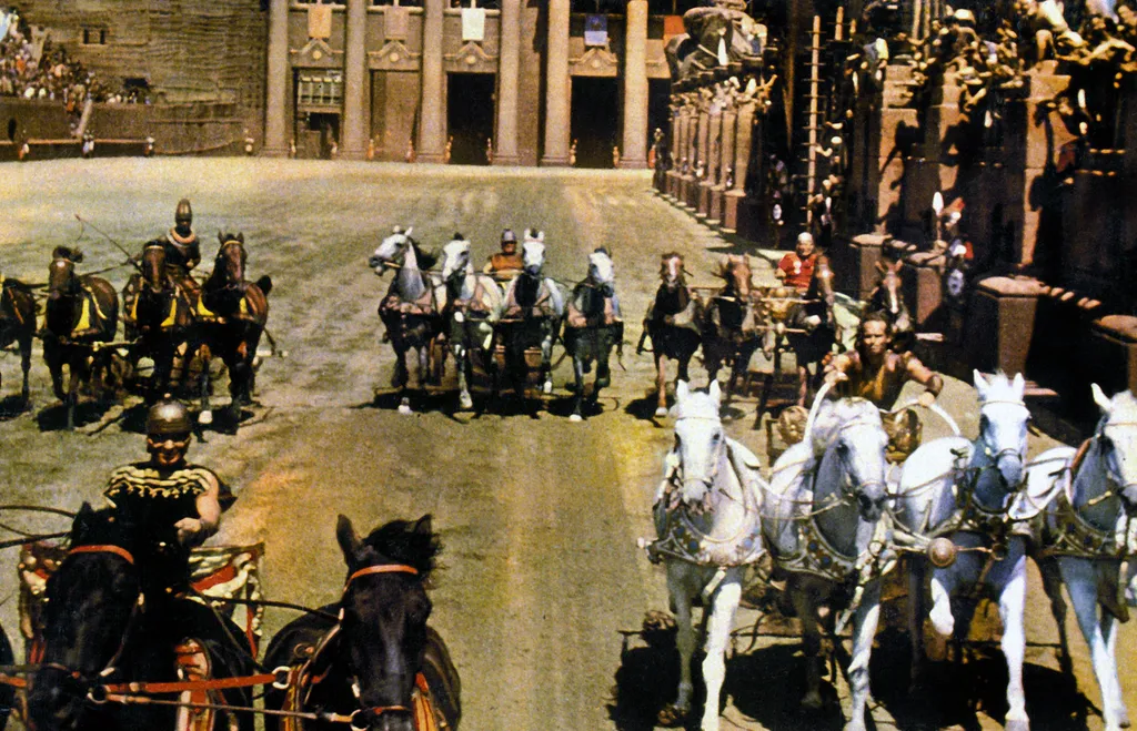 A világ legdrágább filmjelenetei, Ben Hur, Ben Hur hajtókocsis jelenet, lovas jelenet 