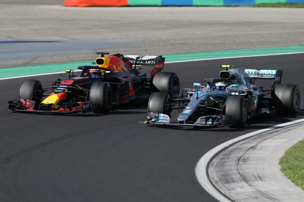 A Forma-1-es Magyar Nagydíj, Daniel Ricciardo, Valtteri Bottas 