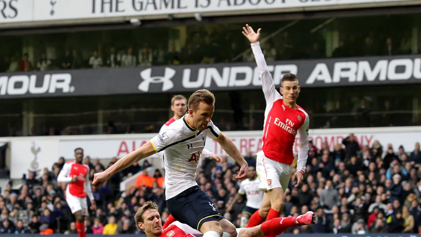 FOOTBALL - ENGLISH CHAMP - TOTTENHAM v ARSENAL 2015 ANGLETERRE ARSENAL CHAMPIONNAT ENGLISH CHAMPIONSHIP FEBRUARY FÉVRIER FOOT FOOTBALL PREMIER LEAGUE Soccer SPORT TOTTENHAM SQUARE FORMAT 