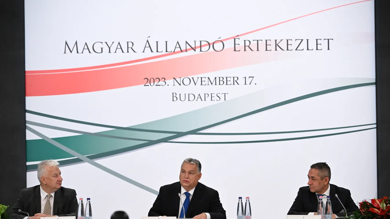 POTÁPI Árpád János; ORBÁN Viktor; SEMJÉN Zsolt, Magyar Állandó Értekezlet Budapesten 