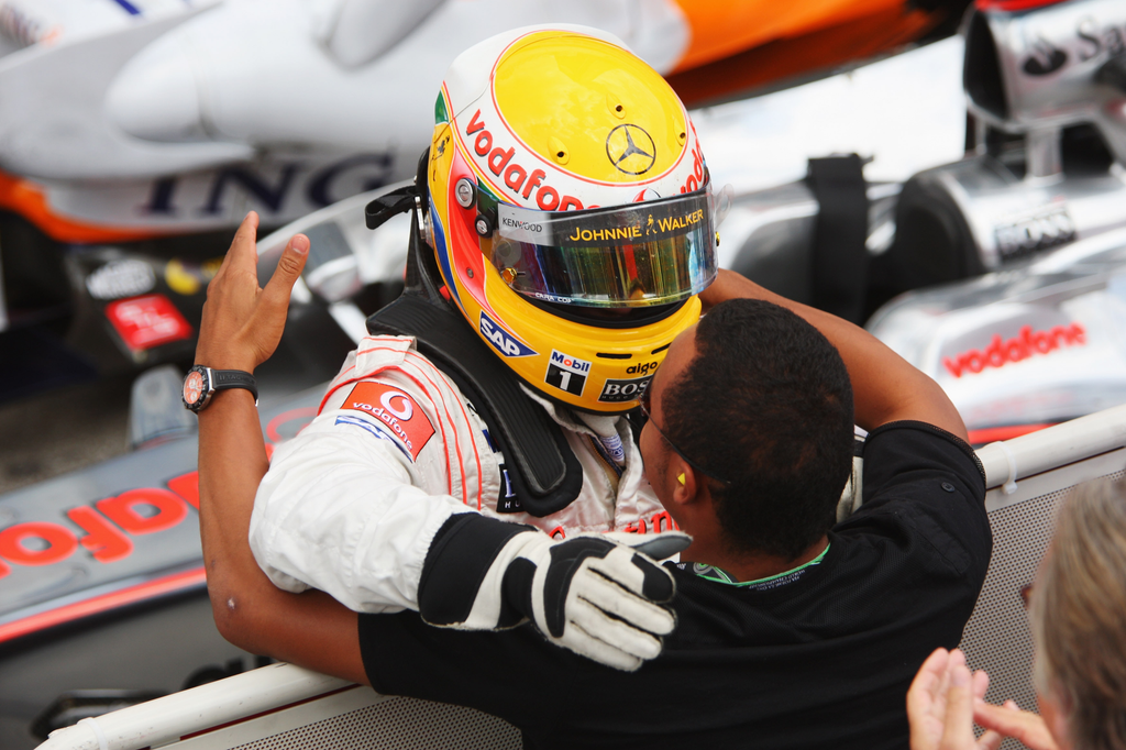 Forma-1, Lewis Hamilton, McLaren, Nicolas Hamilton, Német Nagydíj 2008 