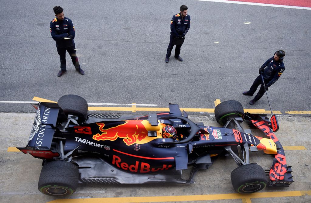 A Forma-1 előszezoni tesztje Barcelonában - 2. nap, Max Verstappen, Red Bull Racing 