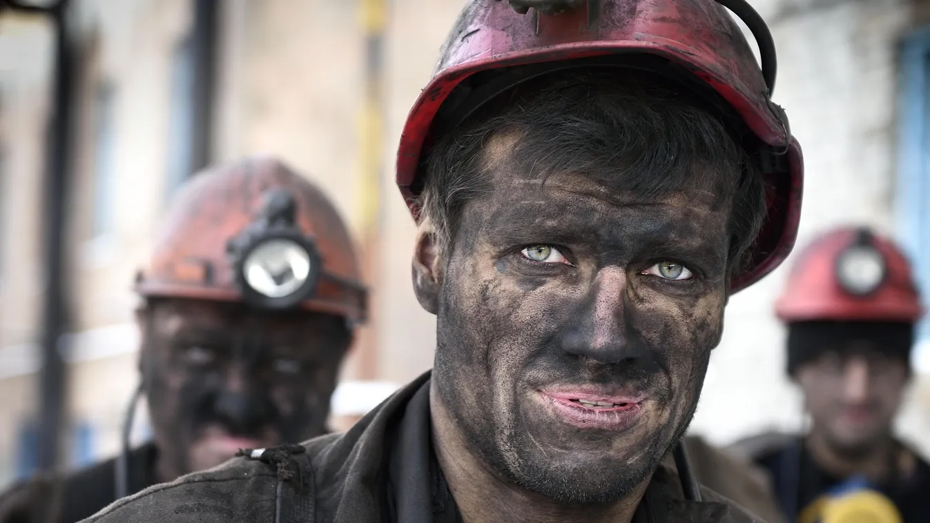 szénbányász, Ukrajna, Donyeck 