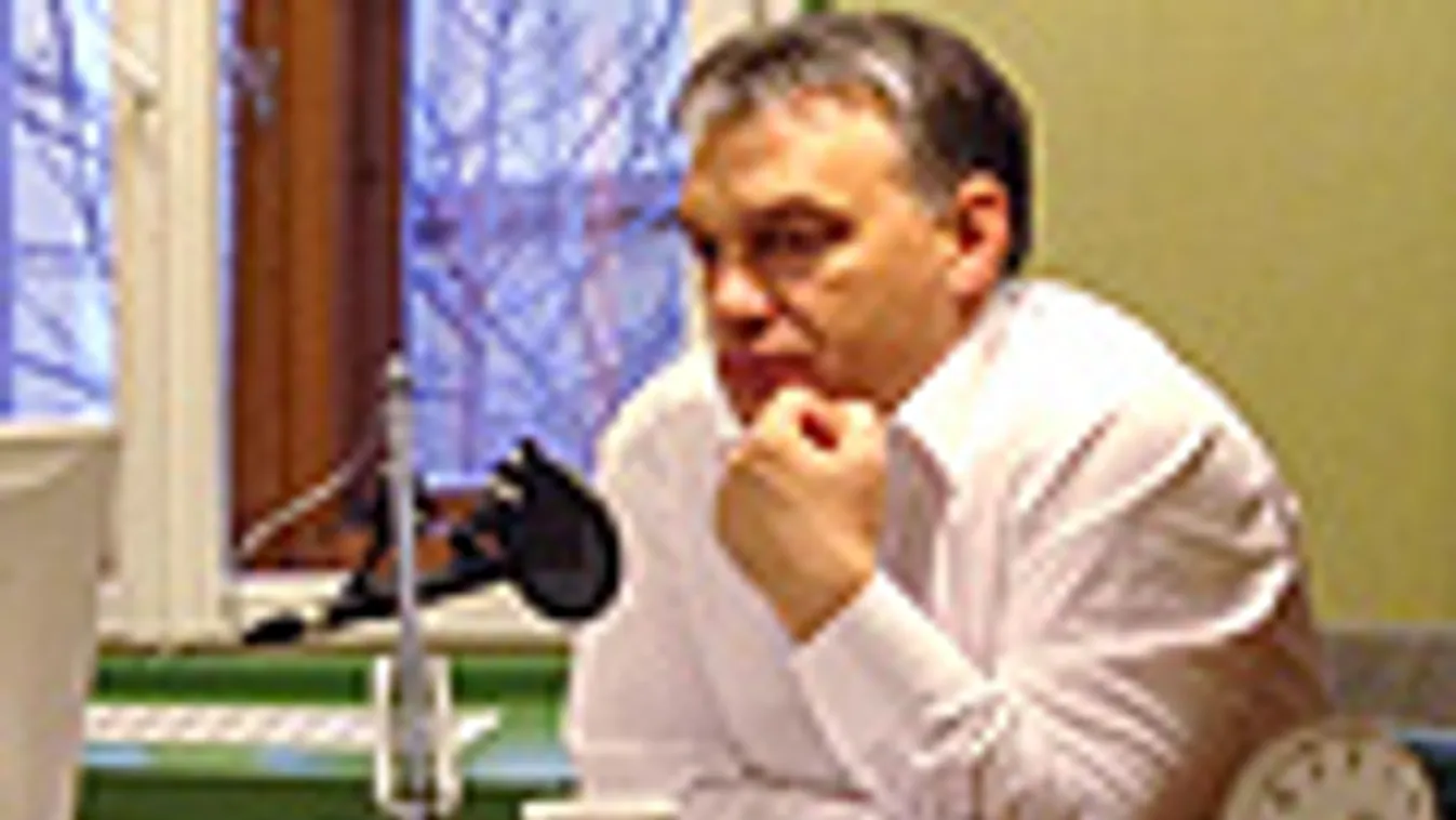 Orbán Viktor interjút ad a Magyar Rádió Vasárnapi Újság című műsorának