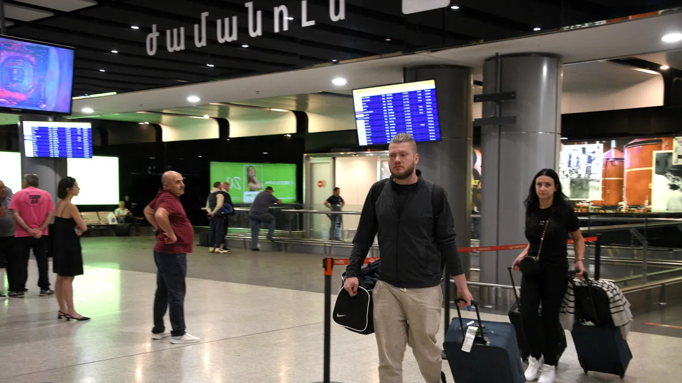 orosz állampolgár, orosz, Örményország, Jereván, Zvartnots repülőtér 