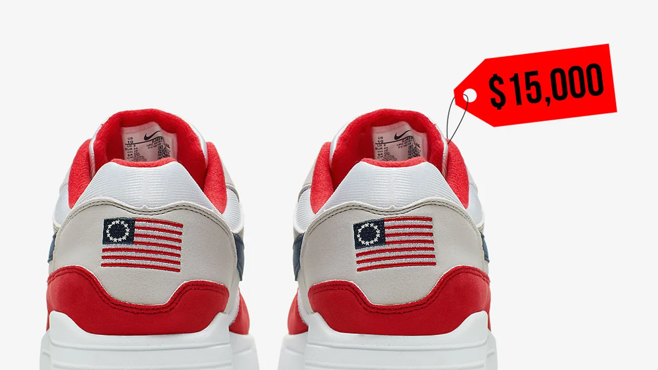 Betsy Ross, Nike, cipő, zászló, Colin Kaepernick 
