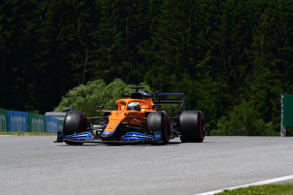 Forma-1, Daniel Ricciardo, McLaren, Stájer Nagydíj 2021, péntek 