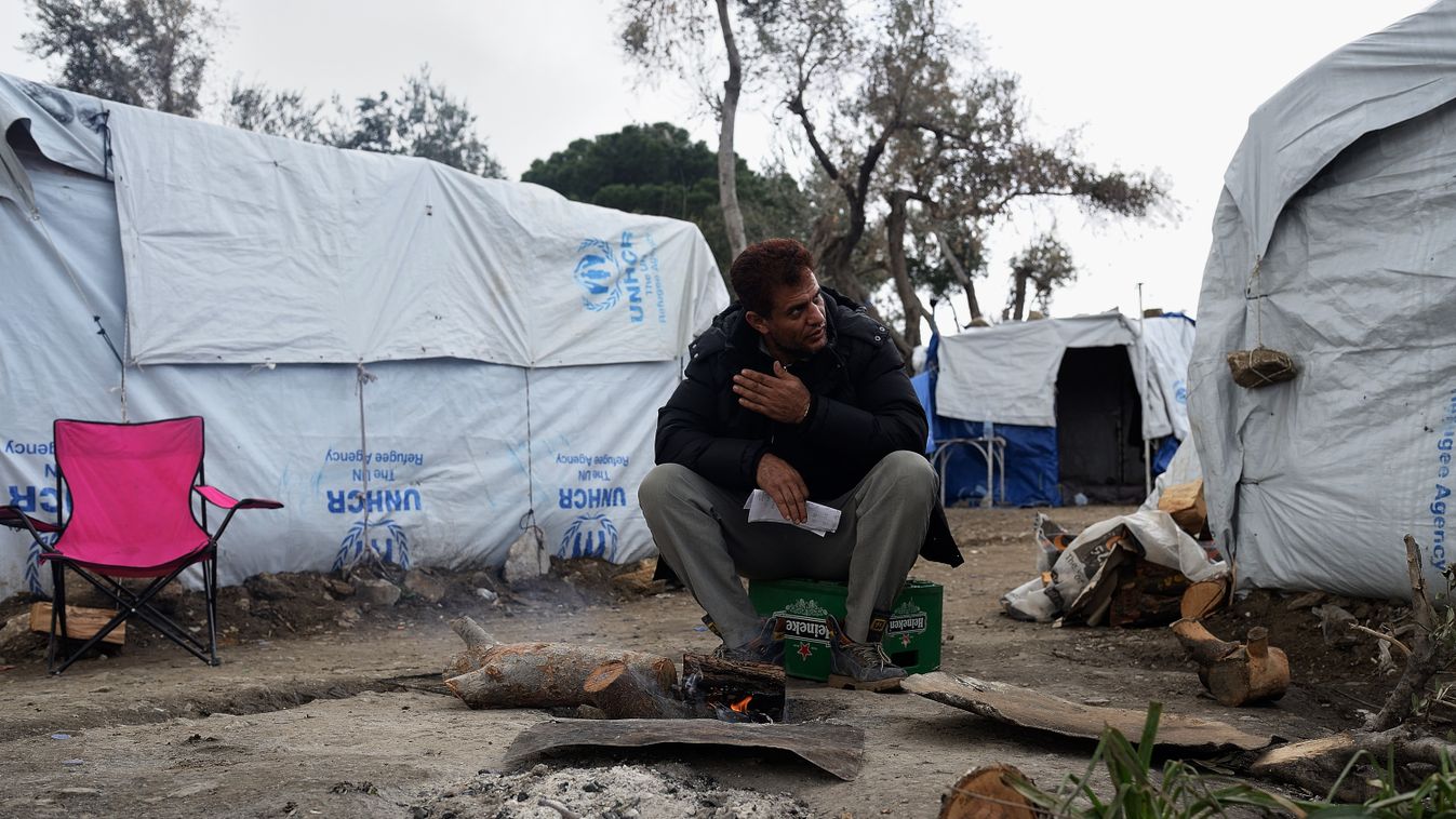Moria menekülttábor, Leszbosz, Görögország 