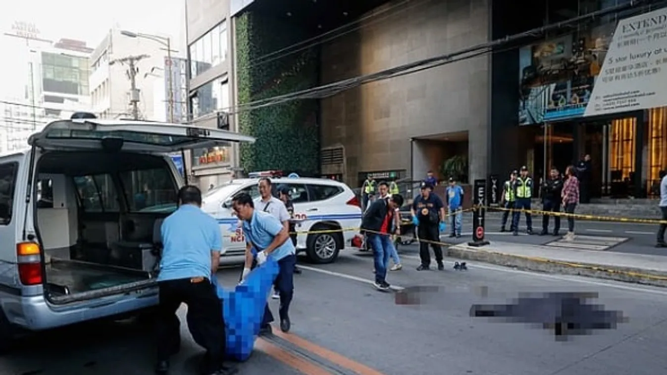 Manila, két turista kiesett az erkélyről 
