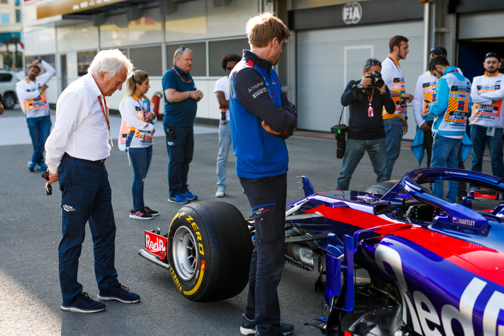Előkészületek a 2018-as Azeri Nagydíjra, Charlie Whiting, Scuderia Toro Rosso 