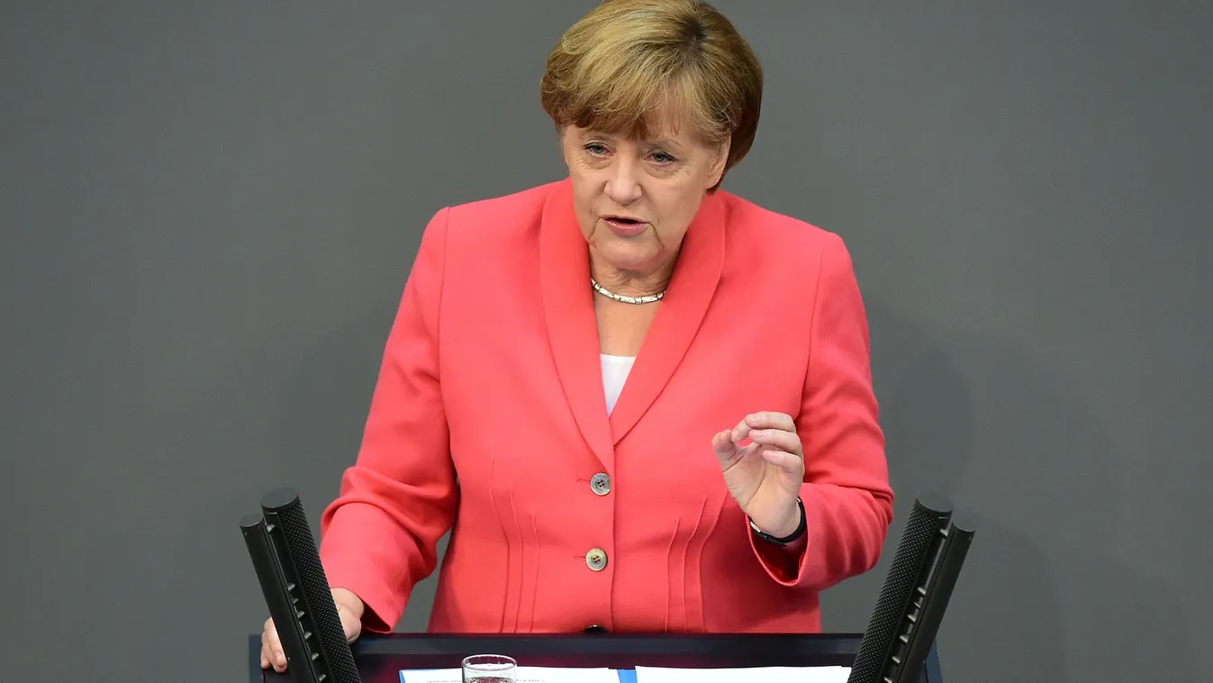 Angela Merkel német kancellár 