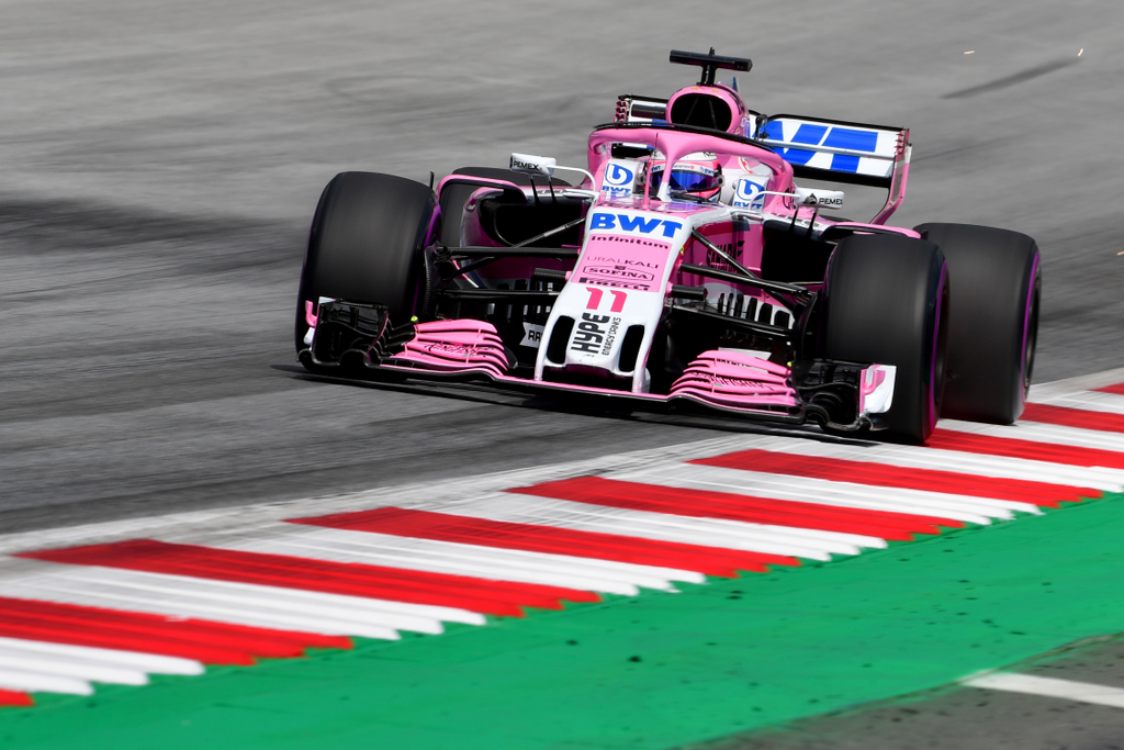 A Forma-1-es Osztrák Nagydíj szombati napja, Sergio Pérez, Force India 
