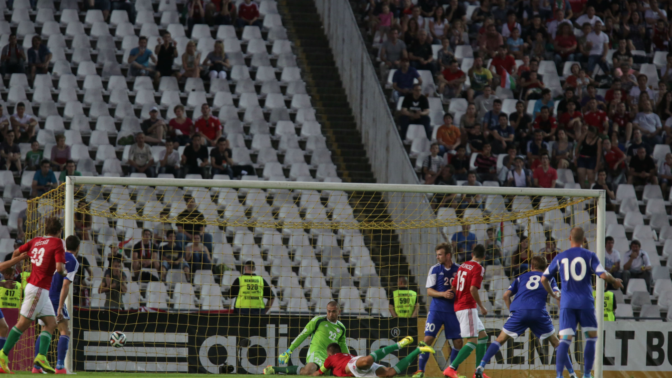 Priskin Tamás gólja a Magyarország-Kazahsztán mérkőzésen. 