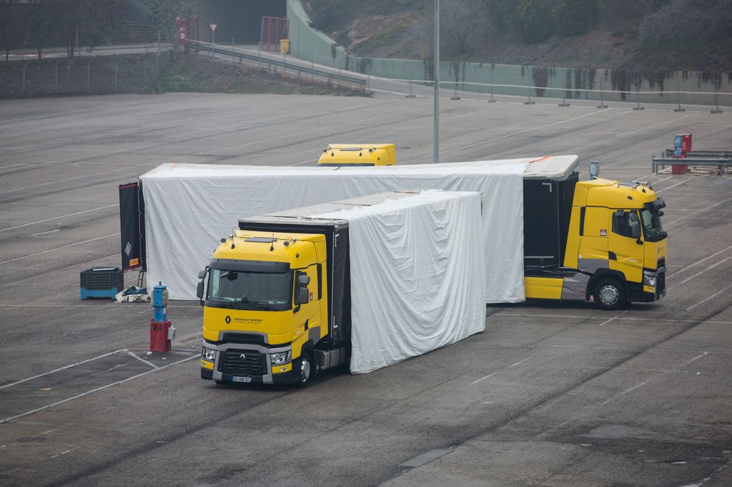 Forma-1, Renault Sport Racing kamion, Barcelona teszt 2018 