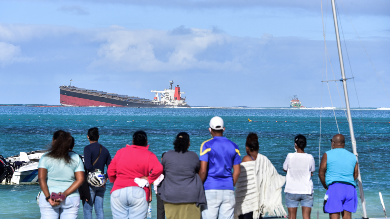 Mauritius, MV Wakashio, hajó, teherhajó, üzemanyag, dízel, olaj, környezetszennyezés, víz, Indiai-óceán 