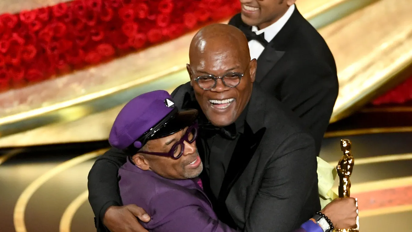 91st Annual Academy Awards - Show GettyImageRank2 SQUARE Receiving USA California Hollywood - California Award Awards Ceremony Photography Film Industry FASHION Spike Lee Samuel L. Jackson Arts Culture and Entertainment Celebrities Annual Academy Best Ada