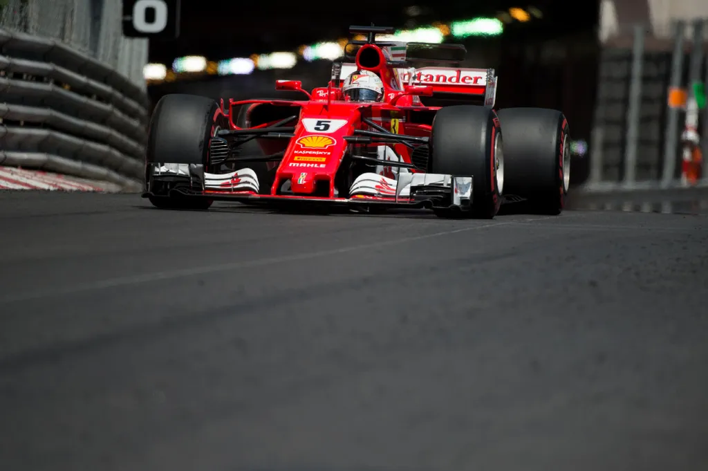 Forma-1-es Monacói Nagydíj, Monaco, Monte-Carlo, 2017, Sebastian Vettel, Scuderia Ferrari 