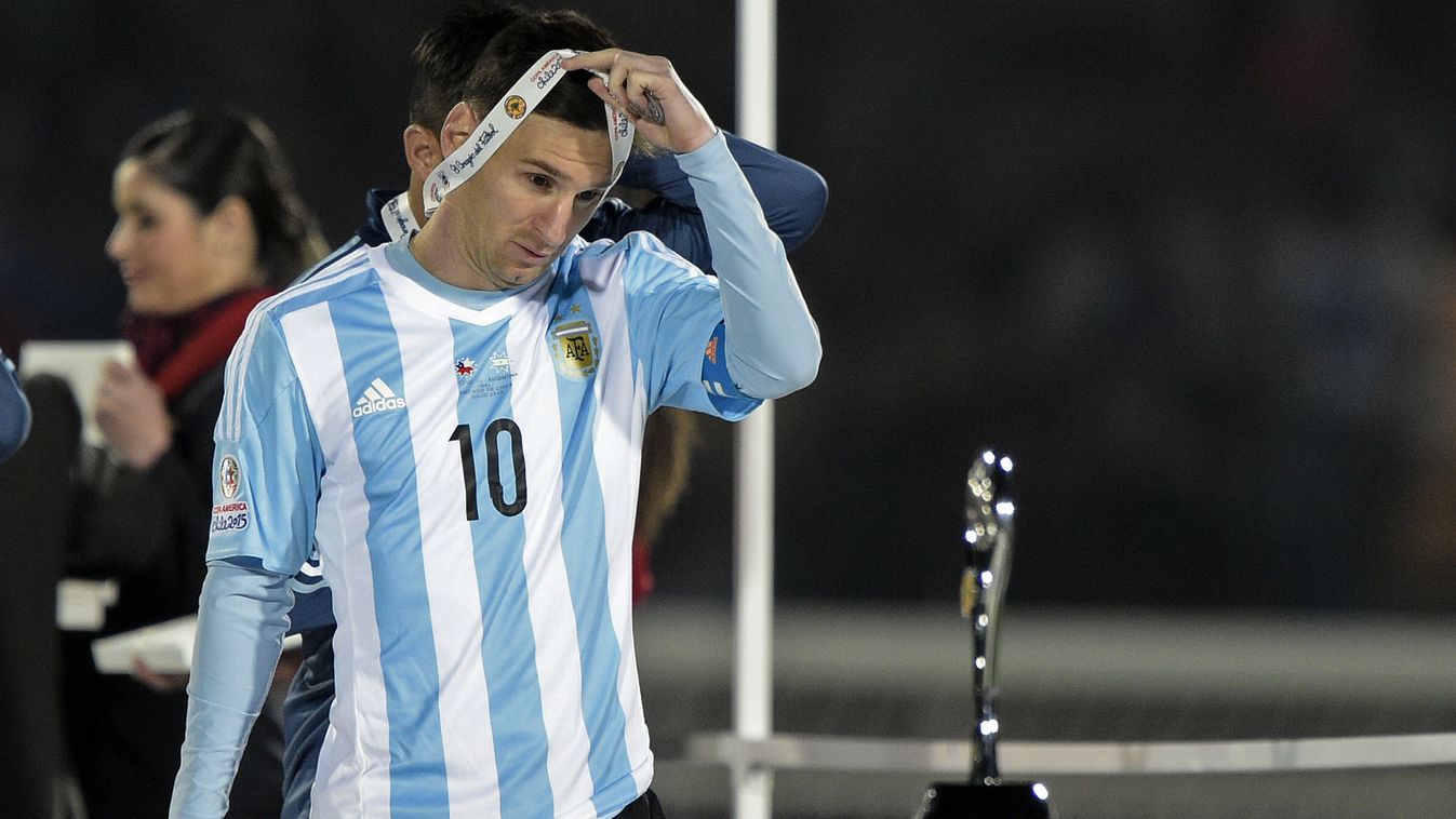Lionel Messi a Copa América döntője után 