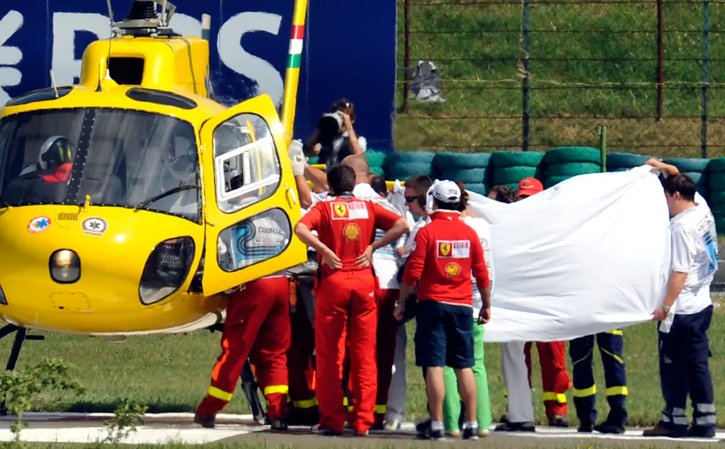 Forma-1, Magyar Nagydíj, 2009, Felipe Massa, Scuderia Ferrari, baleset 