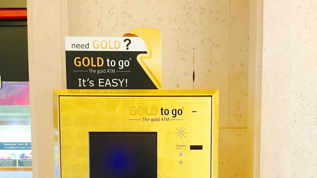 Luxus szokások (Dubaj)  Az ATM-ek itt akár aranyrudakat is kiadnak Dubai, 
