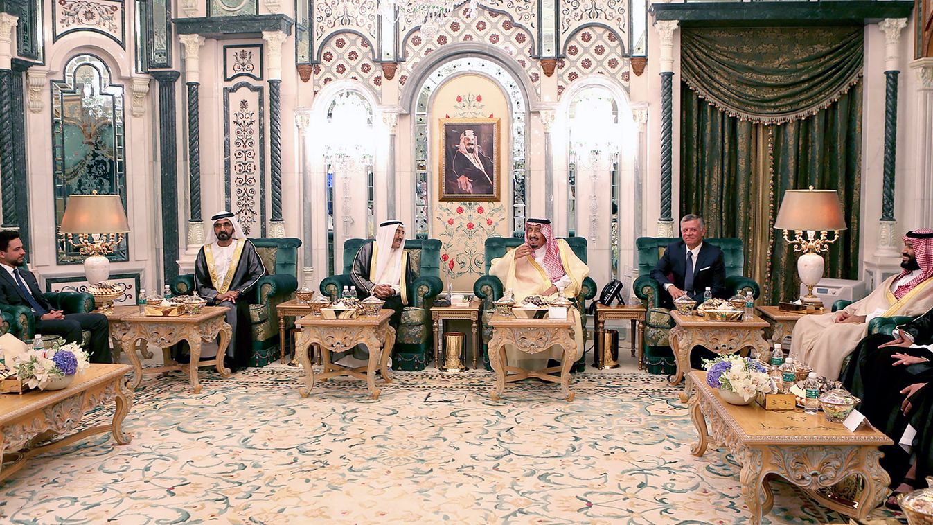 II. ABDALLÁH; SZABÁH, Szabáh el-Ahmad el-Dzsábir al-; SZALMAN, bin Abdel-Aziz 
