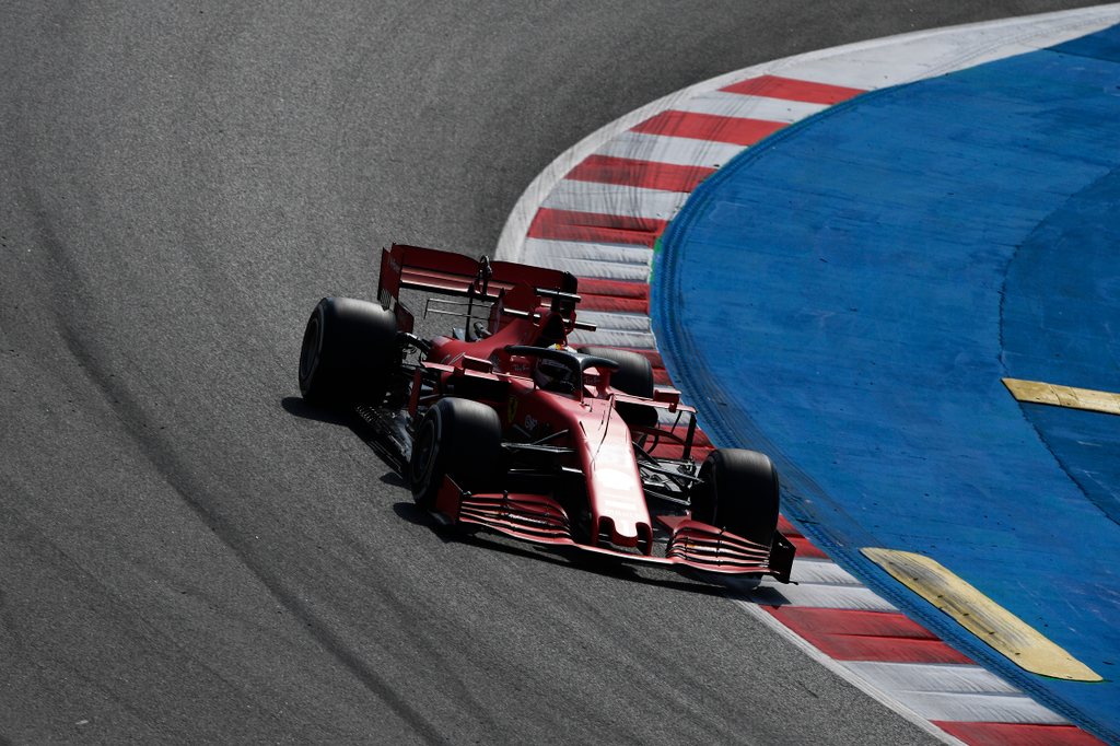 Forma-1, Sebastian Vettel, Ferrari, Spanyol Nagydíj, 2020 péntek 