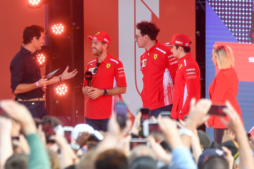 Forma-1, Ausztrál Nagydíj, Melbourne Live, Sebastian Vettel, Mattia Binotto, Charles Leclerc, Scuderia Ferrari 