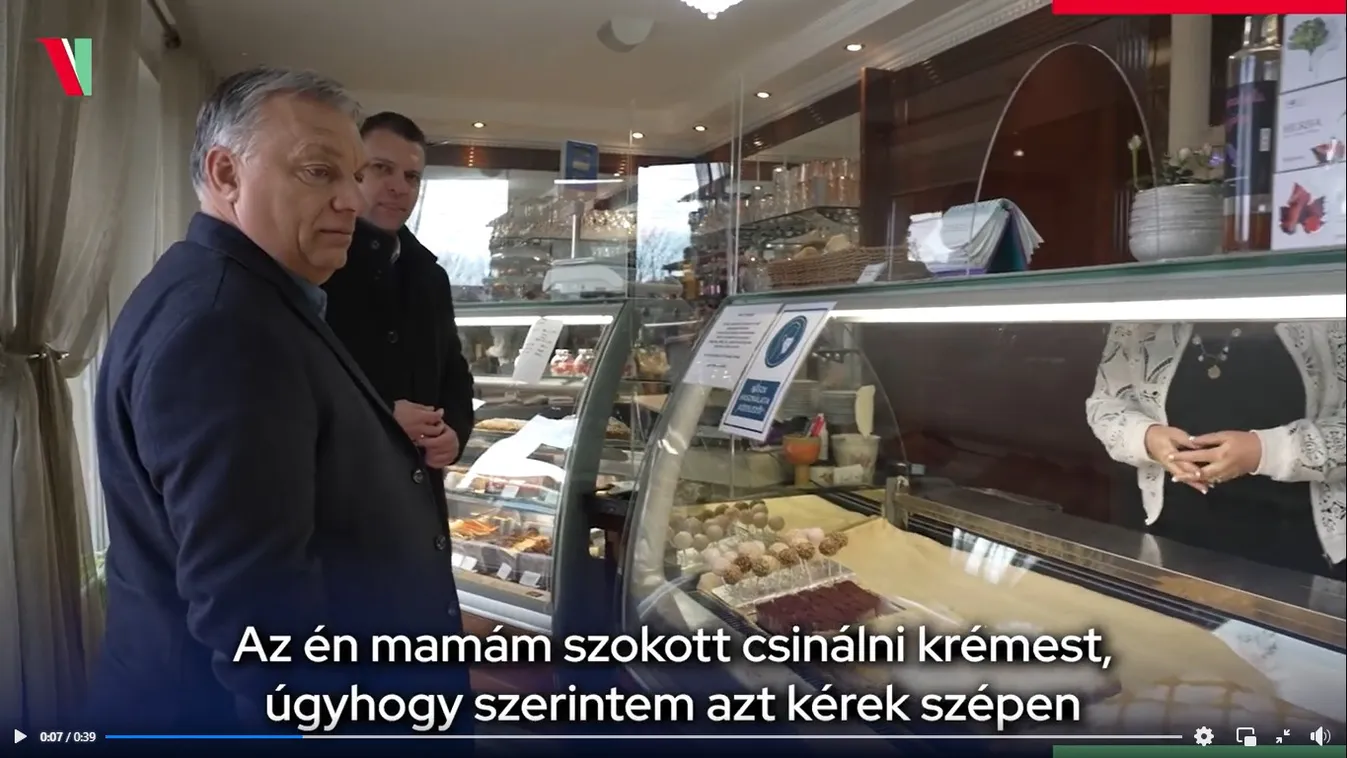 Orbán Viktor cukrászda 