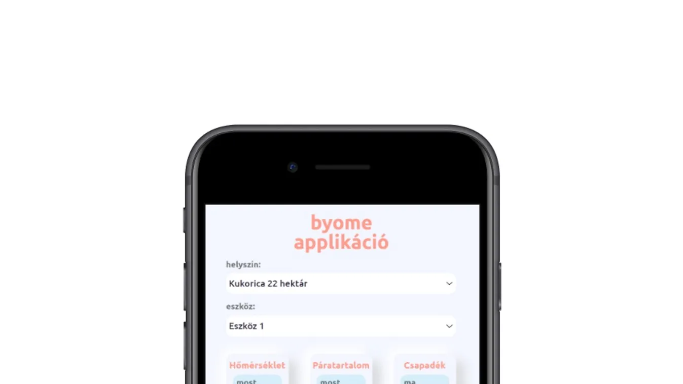 Byome alkalmazás Antenna Hungária AHa!Brainstore Startup Program 