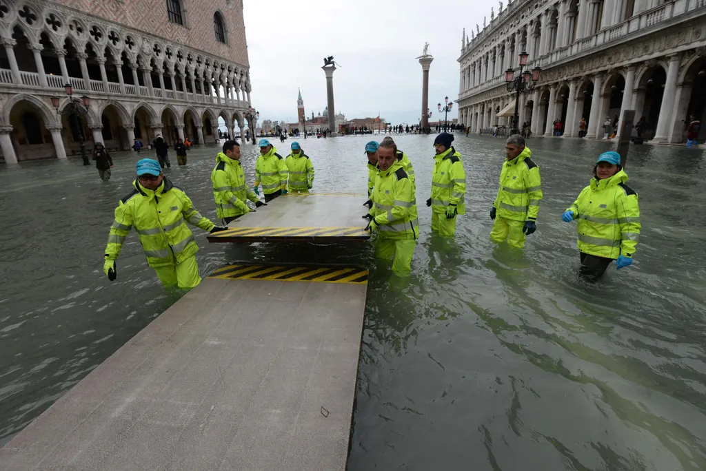áradás Velencében 2019. november 17. 