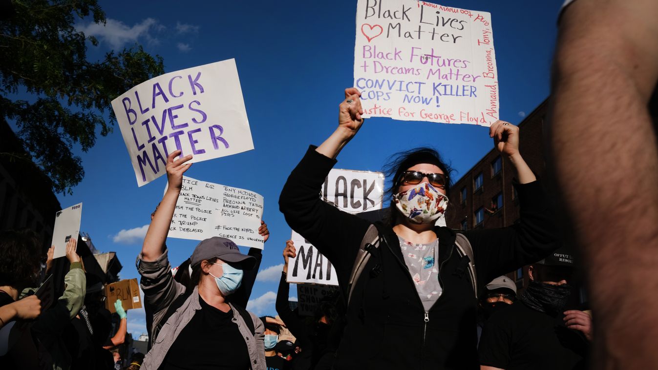 Protests Against Police Brutality Over Death Of George Floyd Continue In NYC GettyImageRank2 CRIME DEATH CRIMINAL LAW economic cops police 