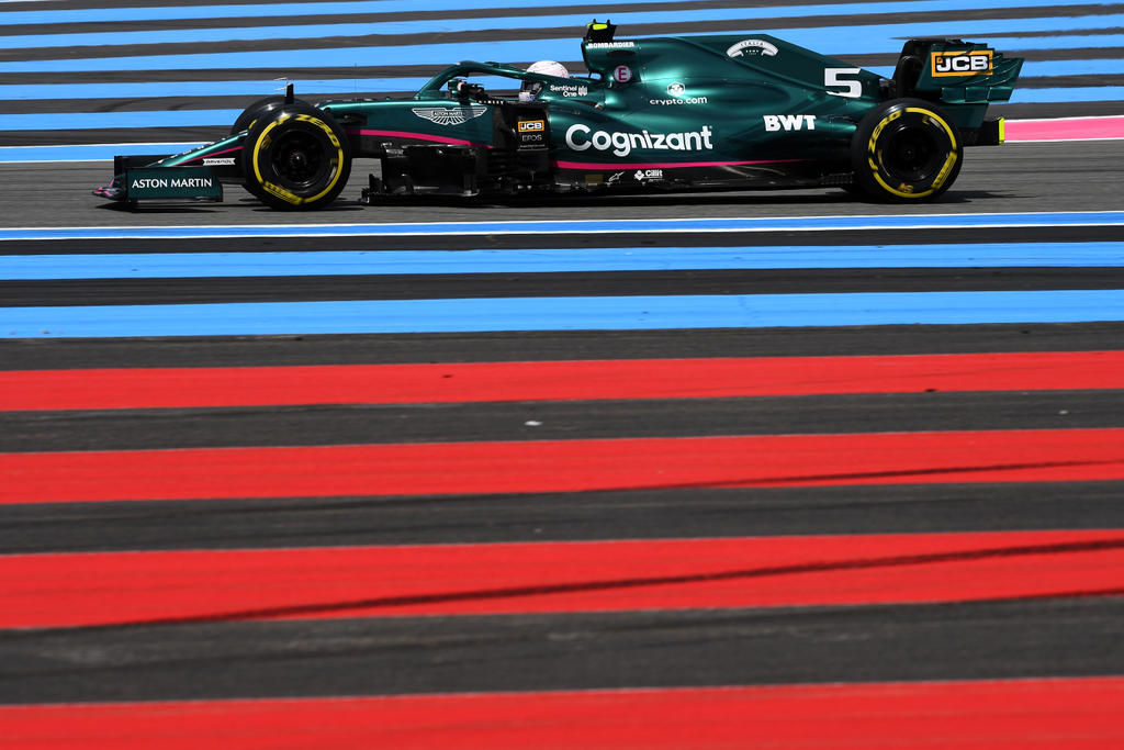 Forma-1, Francia Nagydíj, péntek, Sebastian Vettel, Aston Martin 