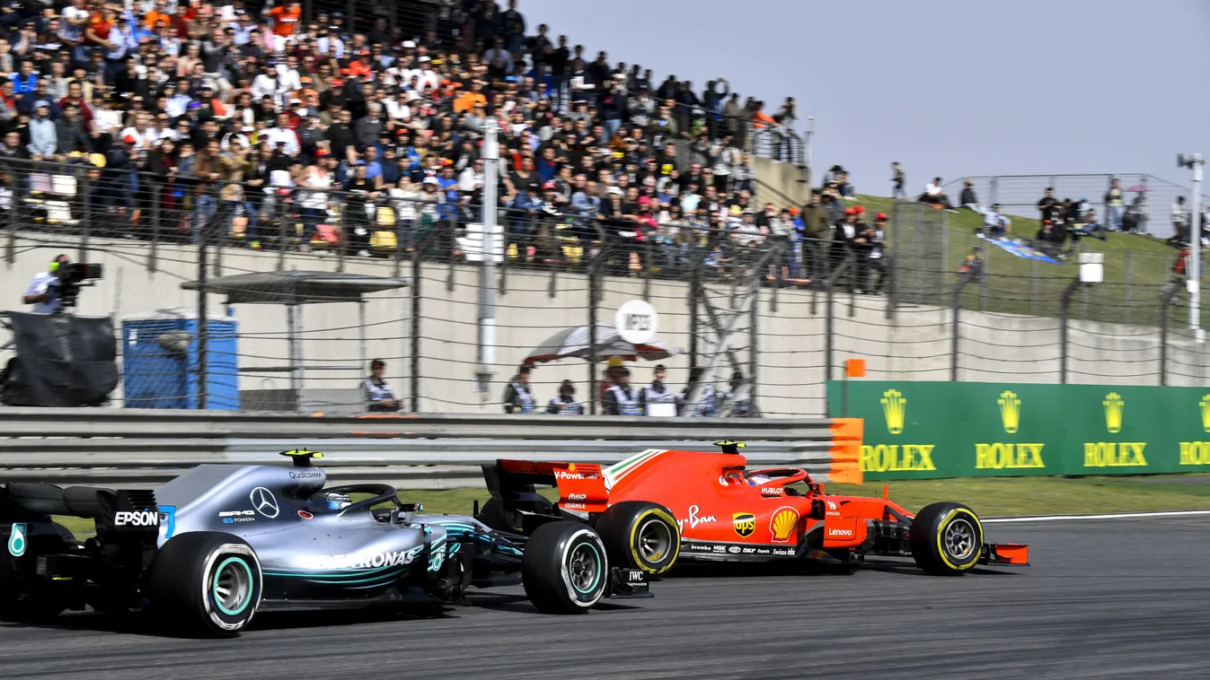 A Forma-1-es Kínai Nagydíj, Kimi Räikkönen, Scuderia Ferrari, Valtteri Bottas, Mercedes-AMG Petronas 