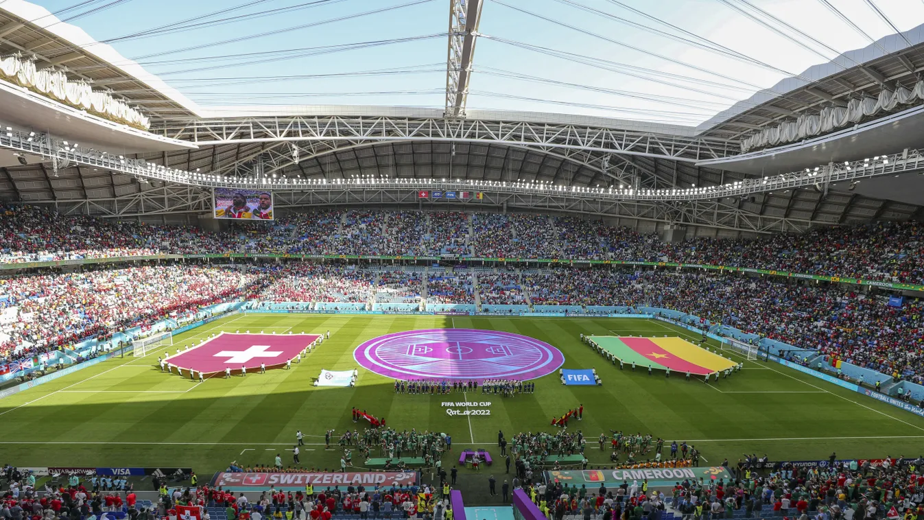 2022-es labdarúgó-világbajnokság, 2022-es katari FIFA-világbajnokság, Katar, labdarúgás, futball, foci-vb, focivb2022, Svájc - Kamerun, G csoport, Al Janoub Stadium, 2022. 11. 24. 