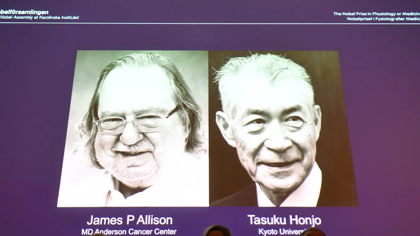 Nobel-díj, rákkutatás, Hondzso Taszuku, James P. Allison 