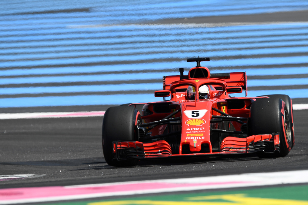 A Forma-1-es Francia Nagydíj pénteki napja, Sebastian Vettel, Scuderia Ferrari 