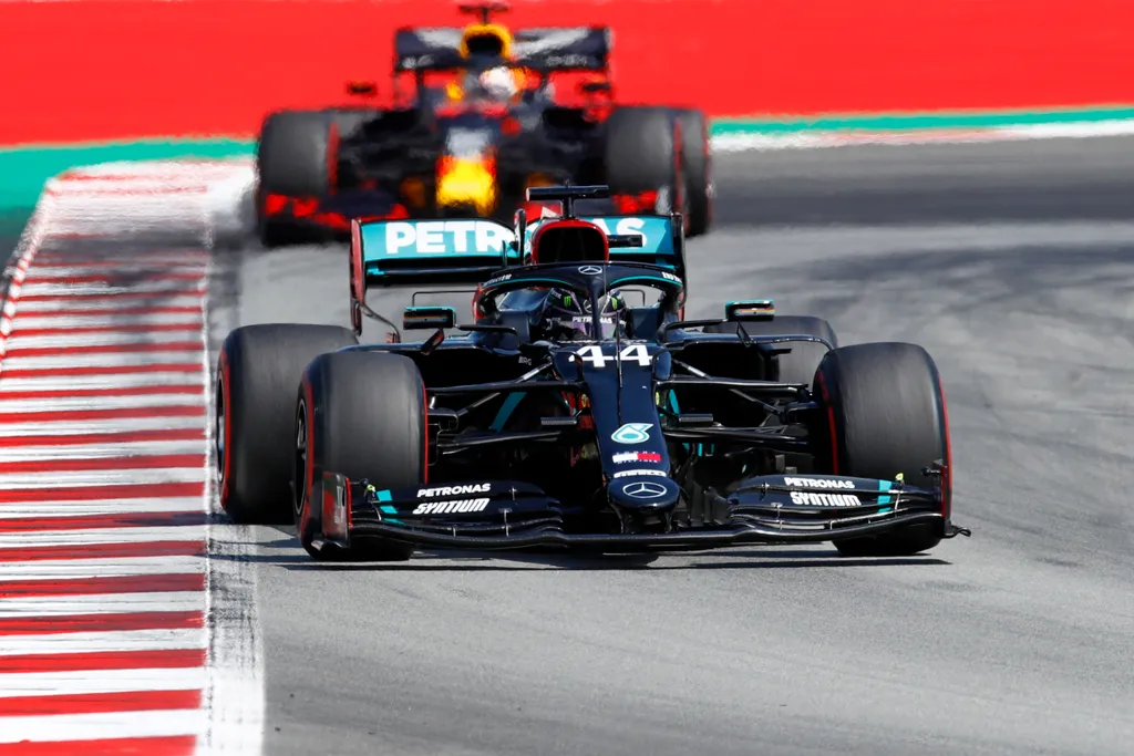 Forma-1, Spanyol Nagydíj, Hamilton, Verstappen, Mercedes, Red Bull 