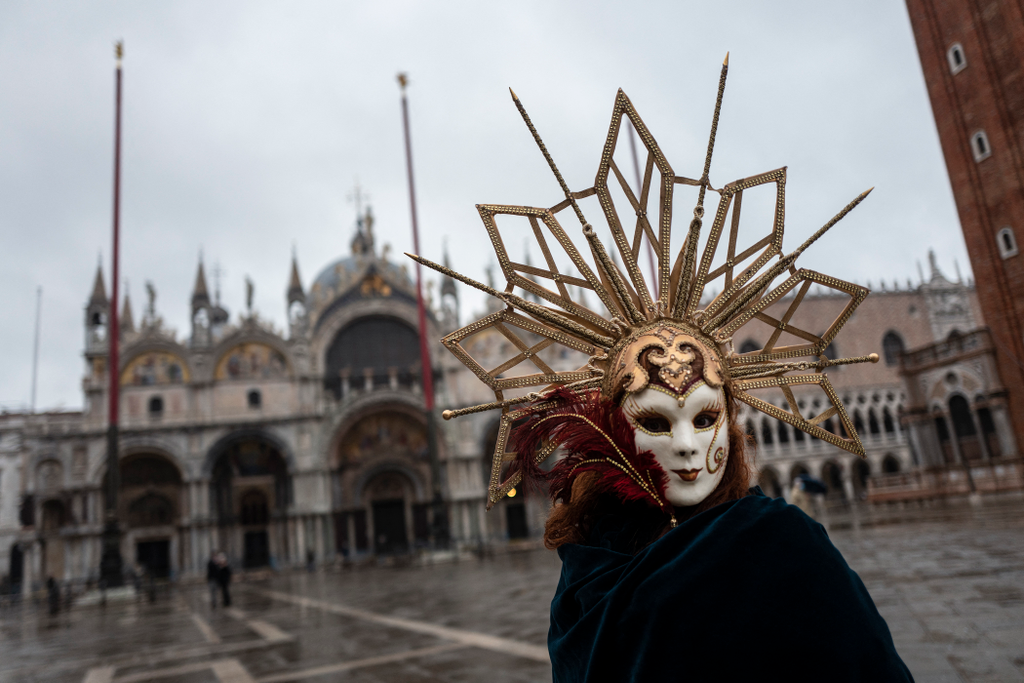 Az üres Velence karnevál nélkül 