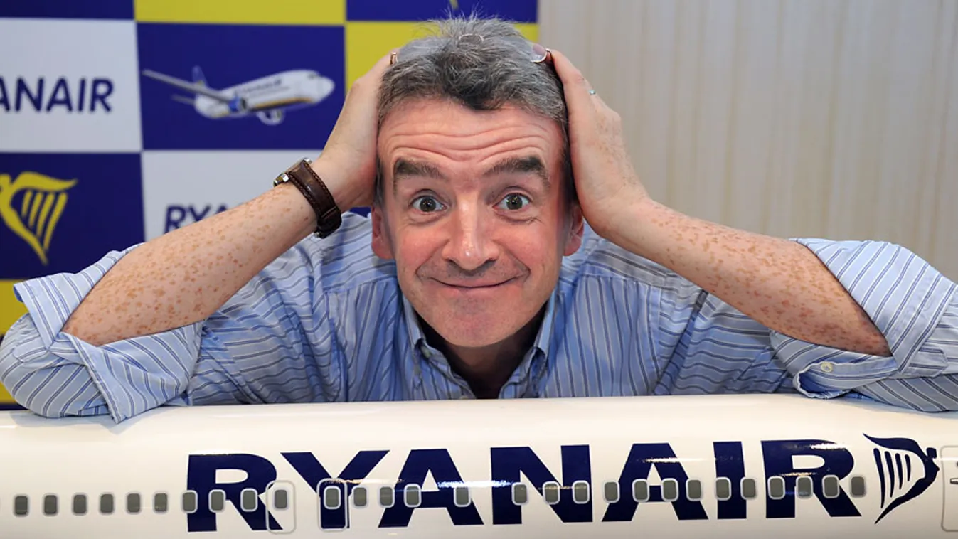 Michael O'Leary, a Ryanair ír budget légitársaság igazgatója, fapados járatok